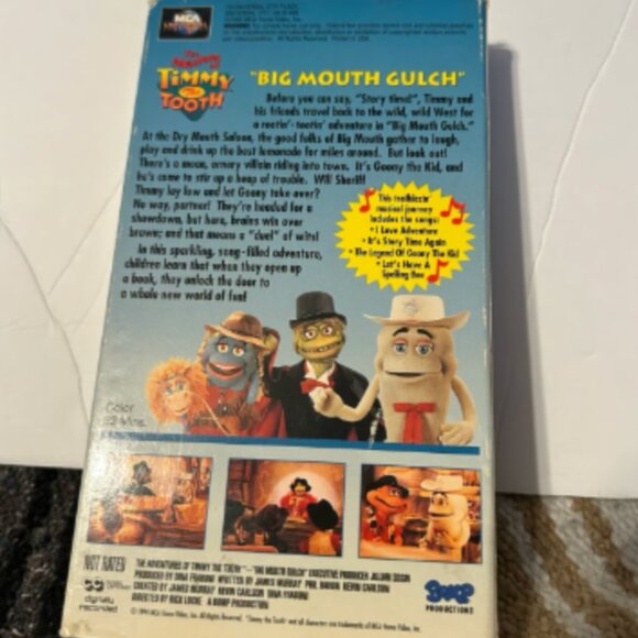 Timmy the Tooth Big Mouth Gulch VHS - Picture 2 of 4